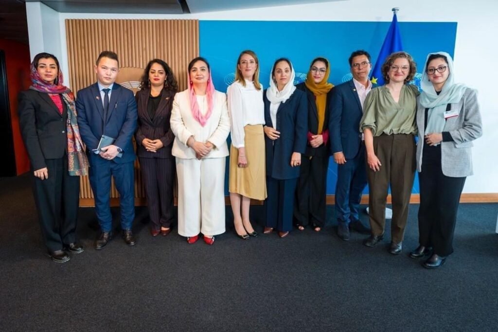 Reza jafari, Afghan Peace Dialogue, Enfents d'Afghanistan, Parlement Européen, Présidente du Parlement Européen