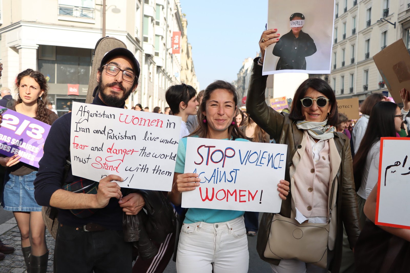 Le 8 mars, nous étions dans les rues de Paris.